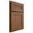 Shiloh Cabinetry Partial Overlay Scottsdale Alder Plain Cut Walnut Door