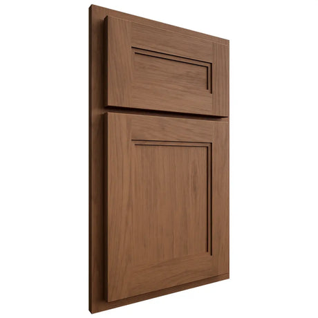 Shiloh Cabinetry Partial Overlay Scottsdale Alder Plain Cut Walnut Door