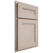 Shiloh Cabinetry Partial Overlay Scottsdale Alder Plain Cut White Sands Door