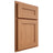 Shiloh Cabinetry Partial Overlay Scottsdale Cherry Plain Cut Natural Door