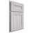 Shiloh Cabinetry Partial Overlay Scottsdale Hickory Plain Cut Cotton Door