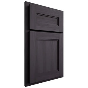 Shiloh Cabinetry Partial Overlay Scottsdale Hickory Plain Cut Harbor Door