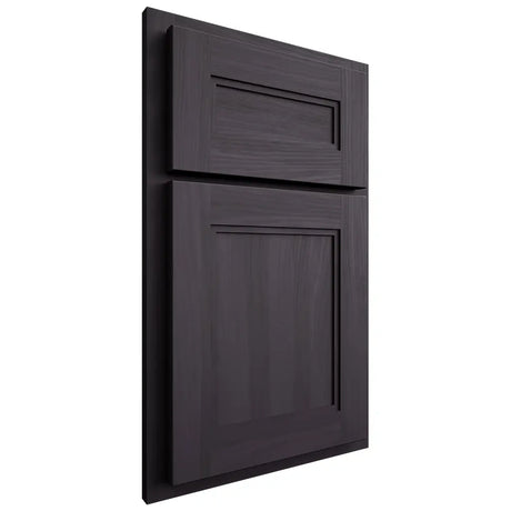 Shiloh Cabinetry Partial Overlay Scottsdale Hickory Plain Cut Harbor Door