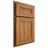 Shiloh Cabinetry Partial Overlay Scottsdale Hickory Plain Cut Medium Door