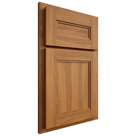 Shiloh Cabinetry Partial Overlay Scottsdale Hickory Plain Cut Medium Door