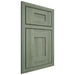Shiloh Cabinetry Partial Overlay Scottsdale Hickory Plain Cut Moss Door