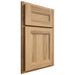 Shiloh Cabinetry Partial Overlay Scottsdale Hickory Plain Cut Natural Door