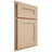 Shiloh Cabinetry Partial Overlay Scottsdale Maple Plain Cut Natural Door