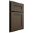Shiloh Cabinetry Partial Overlay Scottsdale Maple Plain Cut Perfect Brown Door