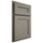 Shiloh Cabinetry Partial Overlay Scottsdale Maple Plain Cut Thyme Door