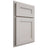 Shiloh Cabinetry Partial Overlay Scottsdale Paintable Amazing Gray Door