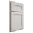 Shiloh Cabinetry Partial Overlay Scottsdale Paintable Beige Door