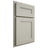 Shiloh Cabinetry Partial Overlay Scottsdale Paintable Clary Sage Door