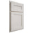 Shiloh Cabinetry Partial Overlay Scottsdale Paintable Eggshell Door