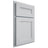 Shiloh Cabinetry Partial Overlay Scottsdale Paintable Niebla Azul Door