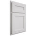 Shiloh Cabinetry Partial Overlay Scottsdale Paintable Polar Door