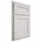 Shiloh Cabinetry Partial Overlay Scottsdale Paintable Soft White Door