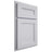 Shiloh Cabinetry Partial Overlay Scottsdale Paintable Upward Door