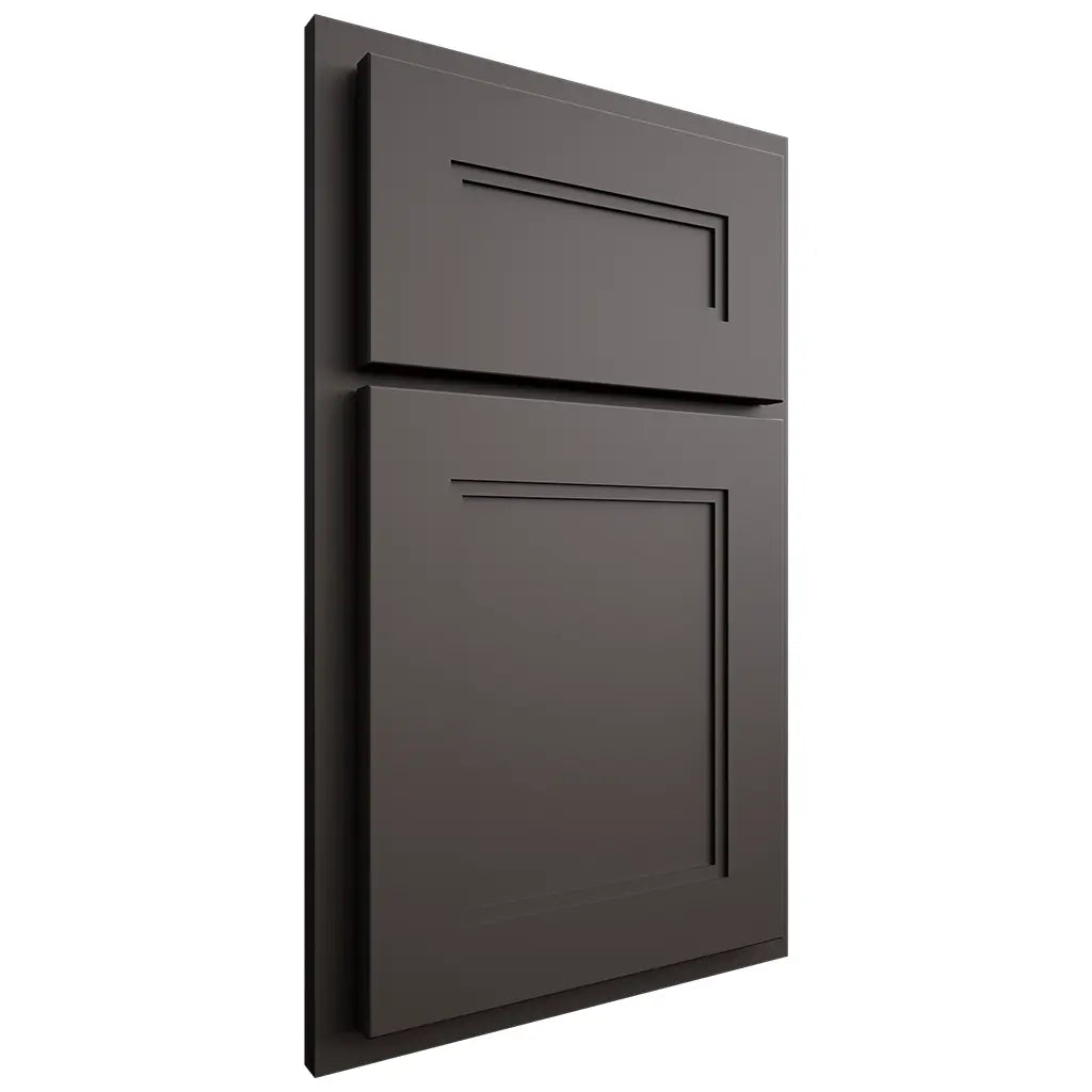 Shiloh Cabinetry Partial Overlay Scottsdale Paintable Urbane Bronze Door
