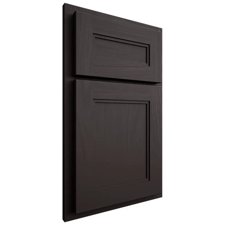 Shiloh Cabinetry Partial Overlay Scottsdale Poplar Plain Cut Carbon Door