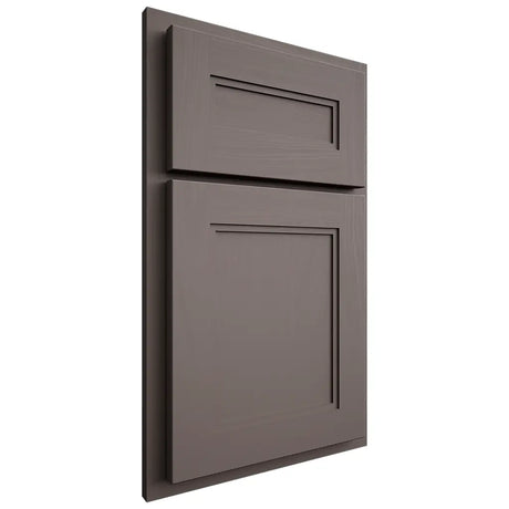 Shiloh Cabinetry Partial Overlay Scottsdale Poplar Plain Cut Heatherstone Door