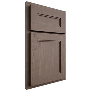 Shiloh Cabinetry Partial Overlay Scottsdale Poplar Plain Cut River Rock Door