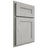 Shiloh Cabinetry Partial Overlay Scottsdale Poplar Plain Cut Stratus Door