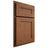 Shiloh Cabinetry Partial Overlay Scottsdale Red Oak Plain Cut Braun Door
