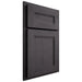 Shiloh Cabinetry Partial Overlay Scottsdale Red Oak Plain Cut Harbor Door