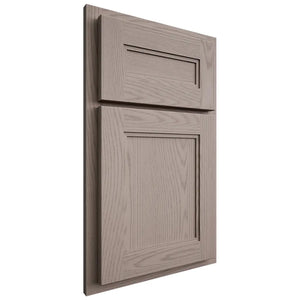 Shiloh Cabinetry Partial Overlay Scottsdale Red Oak Plain Cut Sterling Door
