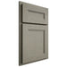 Shiloh Cabinetry Partial Overlay Scottsdale Red Oak Plain Cut Thyme Door