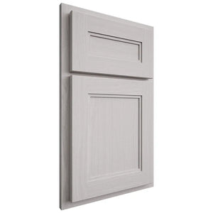 Shiloh Cabinetry Partial Overlay Scottsdale White Oak Plain Cut Cotton Door
