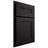 Shiloh Cabinetry Partial Overlay Scottsdale White Oak Plain Cut Espresso Door