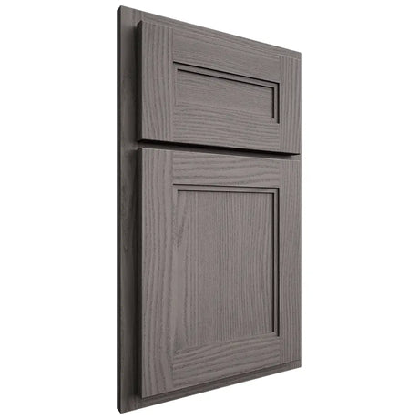 Shiloh Cabinetry Partial Overlay Scottsdale White Oak Plain Cut Flagstone Door