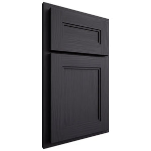 Shiloh Cabinetry Partial Overlay Scottsdale White Oak Plain Cut Harbor Door