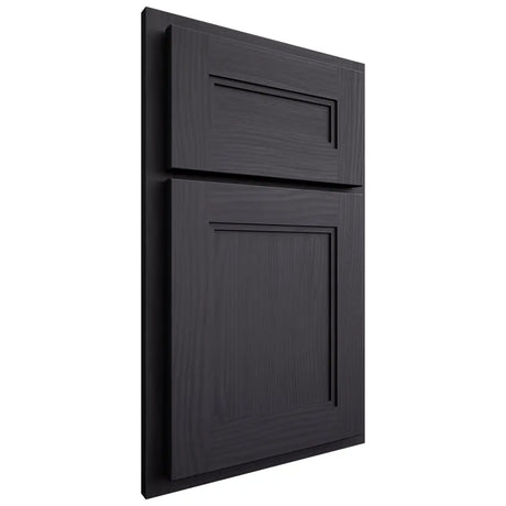 Shiloh Cabinetry Partial Overlay Scottsdale White Oak Plain Cut Harbor Door