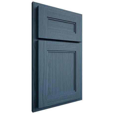 Shiloh Cabinetry Partial Overlay Scottsdale White Oak Plain Cut Hudson Door
