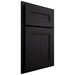 Shiloh Cabinetry Partial Overlay Scottsdale White Oak Plain Cut Ink Door