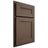 Shiloh Cabinetry Partial Overlay Scottsdale White Oak Plain Cut Mineral Door