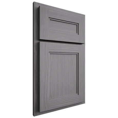 Shiloh Cabinetry Partial Overlay Scottsdale White Oak Plain Cut Sterling Door