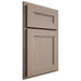Shiloh Cabinetry Partial Overlay Scottsdale White Oak Plain Cut Whitewash Door