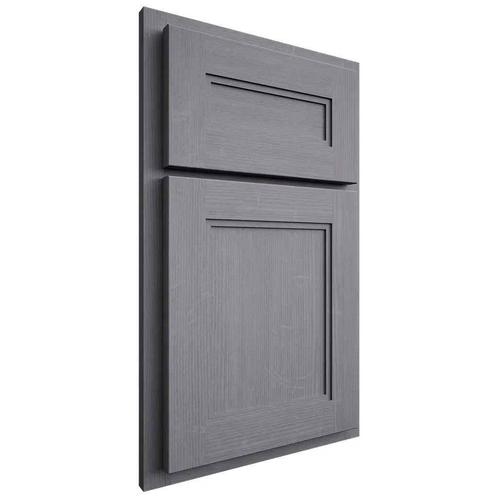 Shiloh Cabinetry Partial Overlay Scottsdale White Oak Quarter Sawn Cadet Door