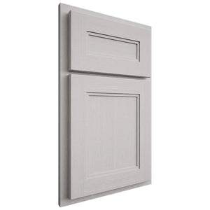 Shiloh Cabinetry Partial Overlay Scottsdale White Oak Quarter Sawn Cotton Door