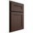 Shiloh Cabinetry Partial Overlay Scottsdale White Oak Quarter Sawn Dusk Door