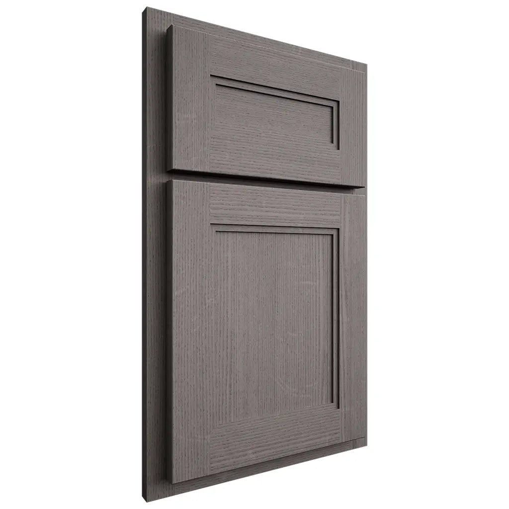 Shiloh Cabinetry Partial Overlay Scottsdale White Oak Quarter Sawn Flagstone Door