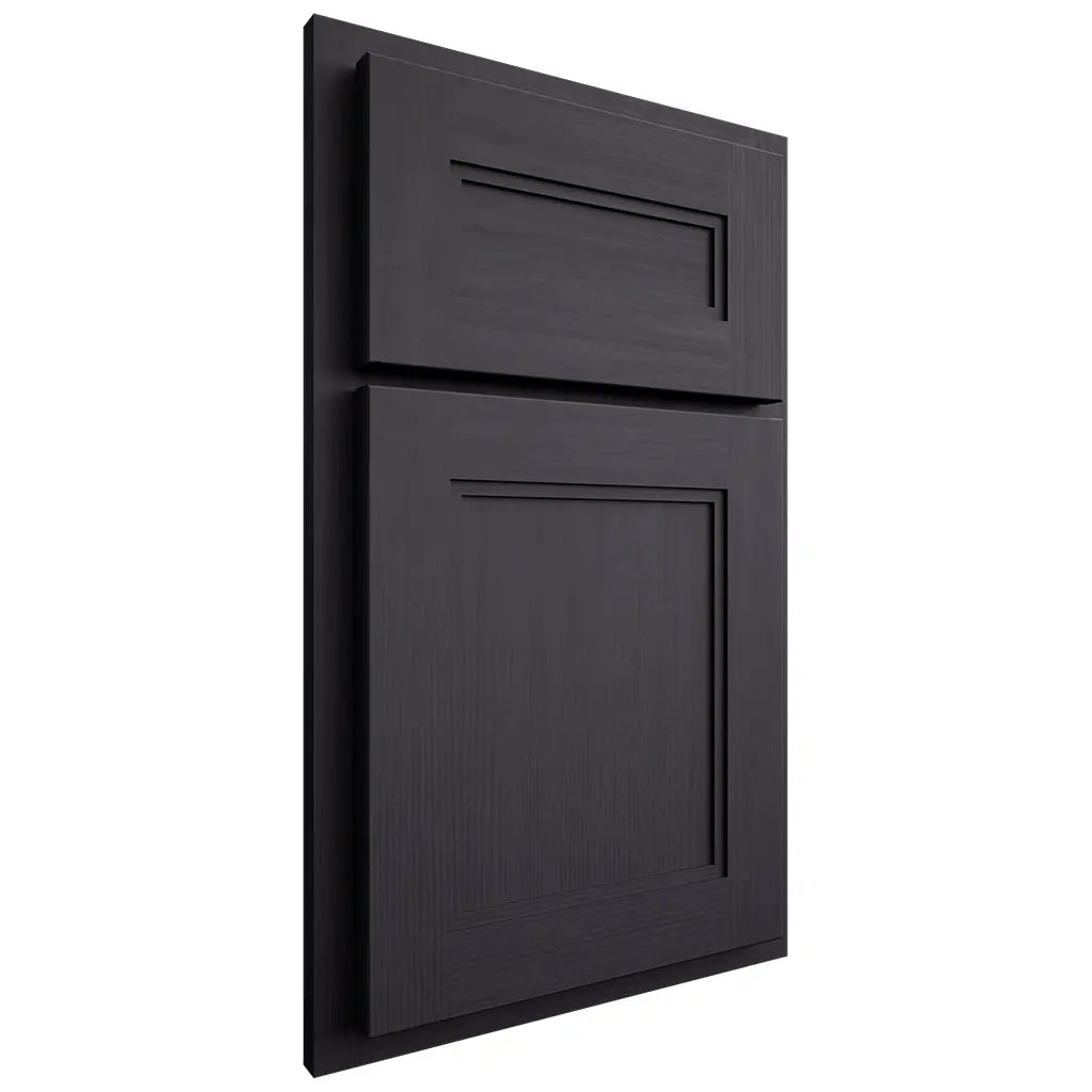 Shiloh Cabinetry Partial Overlay Scottsdale White Oak Quarter Sawn Harbor Door