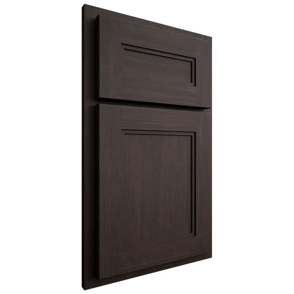 Shiloh Cabinetry Partial Overlay Scottsdale White Oak Quarter Sawn Morel Door