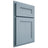 Shiloh Cabinetry Partial Overlay Scottsdale White Oak Quarter Sawn Sky Door