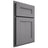 Shiloh Cabinetry Partial Overlay Scottsdale White Oak Quarter Sawn Sterling Door