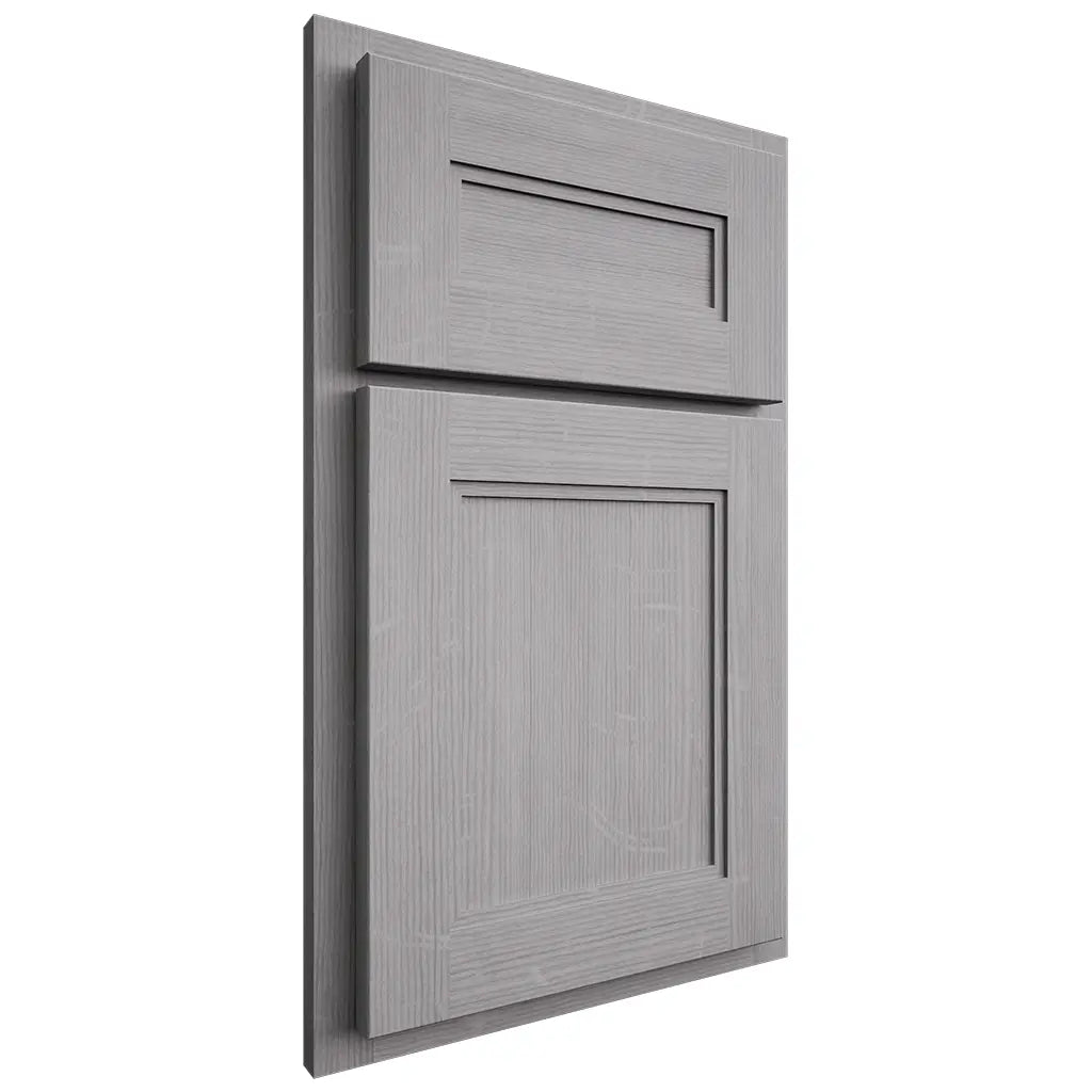 Shiloh Cabinetry Partial Overlay Scottsdale White Oak Quarter Sawn Stratus Door